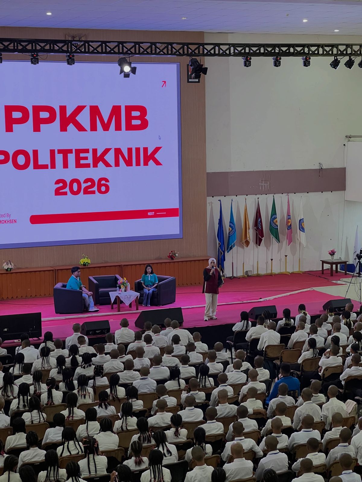 Hilmi Mokhsen di acara PPKMB Politeknik 2026